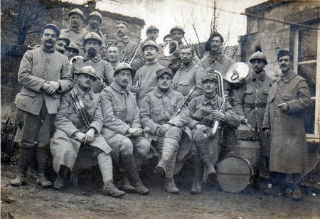 Unknown regimental band, December 1915.