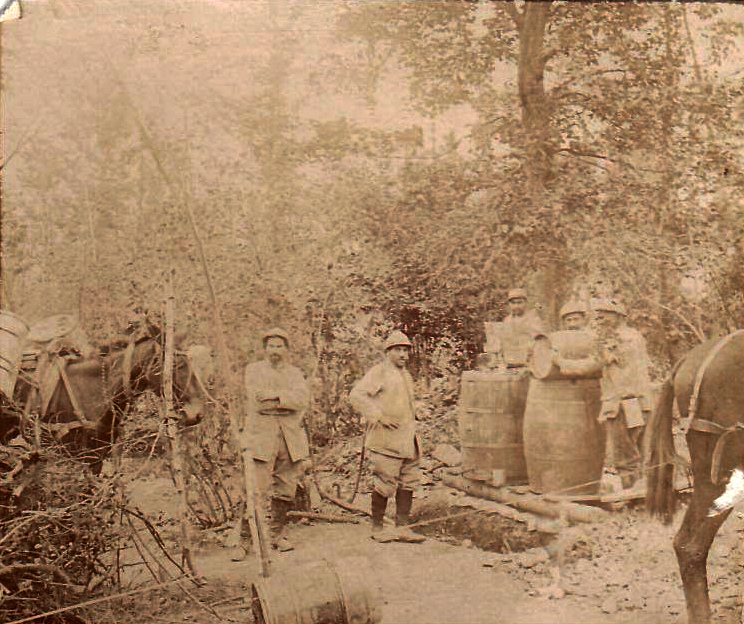 Casks of pinard, Cote-de-Hures.