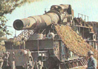 Camouflaged 305 mm rail gun