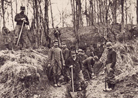 Territorials digging a support line trench, 1915.