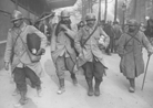 Soldiers on furlough in Paris.