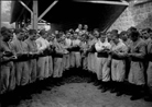 Class of 1917 recruits in training at Reuil. They wear the fatigue uniform of a zouave unit.