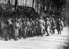 A section prepares to depart for the front line trenches near Soisson.