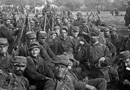 The hardened faces of these young pioupiou of 1914 show that these men have already faced tough campaigning.