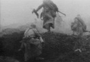 A real combat photo taken during the fighting at Chemin-des-Dames, 1917.