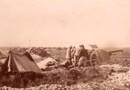 Though not trapped in the trenches like the infantry, this photo shows the exposed positions field artillerymen had to occupy.