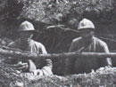 Communication trench in the Argonne.