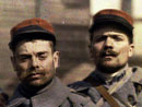 Three vets display their medals.