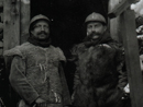 Two engineer NCOs wearing sheep and goatskins