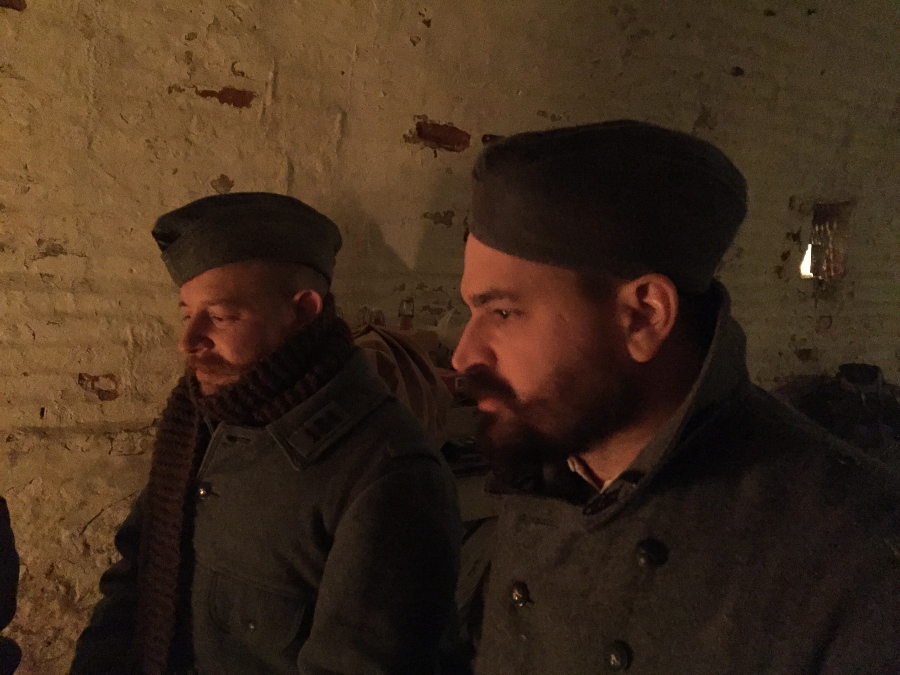 Cpl. Picard and Sdt. Pernot, Fort Mifflin, March 2015.