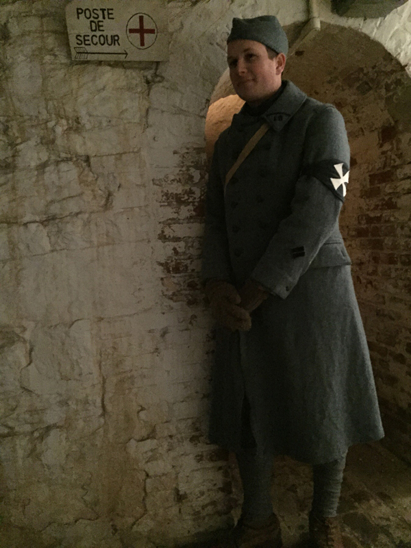 Sdt. Cardet of the 18e RI, Fort Mifflin, March 2015.