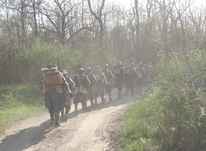 The relief march continues up to the line, April 2005.