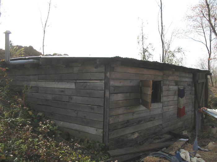 The unit bunker in the rear, November 2005.