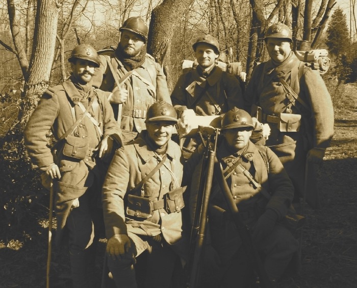 Sgt. Contamine, Sdts. Petit, Bouchez, Maillard, Martin, and Cpl. Picard, November 2006.