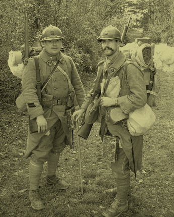 Cpl. Mathieu Picard and Sgt. Jean Contamine, November 2007.