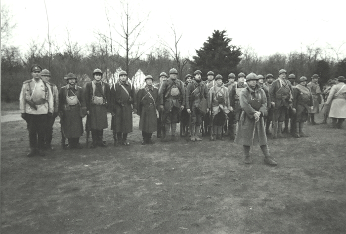 In formation with la Legion Russe, April 2011.