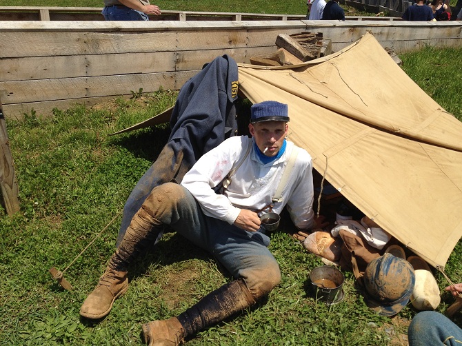 Sdt. Nicholas, Army Heritage Days at AHEC, PA, May 2012.