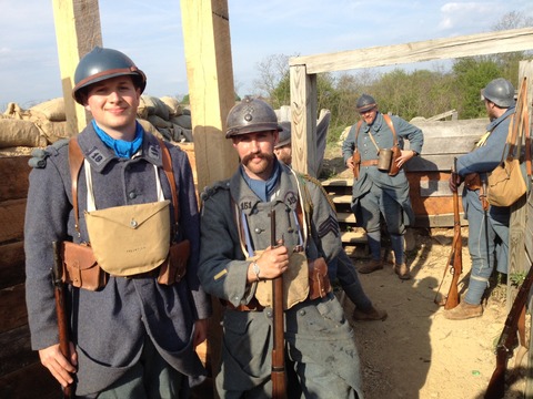 Sgt. Contamine and Sdt. de Fontenay of the 18th RI. April 2012.