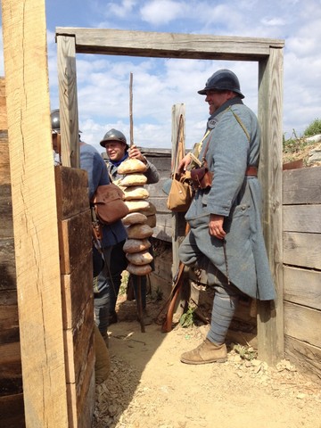 Cuistots bring up the company's bread, April 2012.