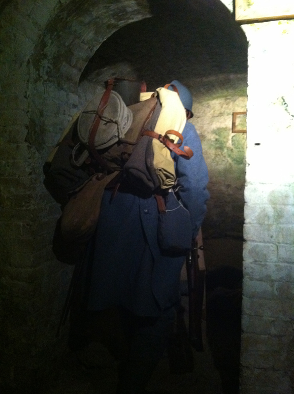 In the subterranean passages of Fort Mifflin, March 2013.