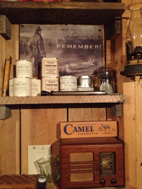 In the 42nd Canadian Black Watch bunker. Newville, April 2013.