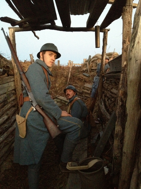 Sdt. Auriac and Sdt. Rouland. Newville, November 2013.