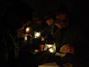 Playing cards, Fort Mifflin, March 2014.