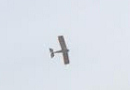 A plane banks over the battlefield, November 2014