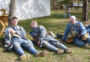 Following as attack on the German lines, wounded await attention at the casualty clearing station, November 2014