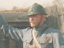 Lt. William looks over the German lines, April 2003.