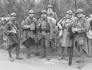 Heading up to the trenches, April 2006. From left to right: Sgt. Contamine, Sdt. Martin, Sdt. Convard, Sdt. Desjardins, Sdt. Fagot, Cpl. Picard.