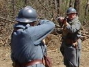 Sgt. Contamine leads the French composite company in bayonet drill, April 2009.