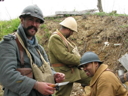 Sgt. Contamine relates an amusing tale to les amis, November 2010.