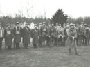 In formation with la Legion Russe, April 2011.