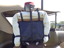 Sdt. Vichey displays his pack, Army Heritage Days at AHEC, PA, May 2012.