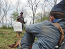 Sgt. Contamine leading the French company in advanced training exercises, April 2012.