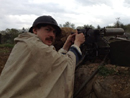 Sdt. Durant of the 18th RI with a captured Maxim MG, April 2012.