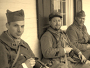 Sdt. Nicholas, Cpl. Picard and Sdt. Croissant, Fort Mifflin, March 2012.