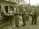 A group of our friends in the 3rd RMZT making purchases at the French company co-op shop, Nov. 2012.