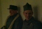 Swapping stories at Fort Mifflin, March 2013.