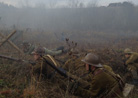 3rd RMZT in support of a feint attack. Newville, November 2013.