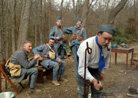 Sdt. Maillard prepares the meal for a hungry set of 151 members. Newville, November 2013.