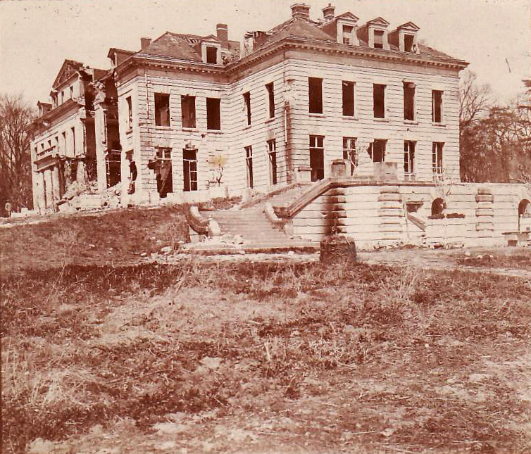 Destroyed chateau.