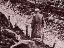 Wooden crosses adorn fresh graves near Verdun.