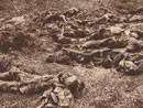 A group of civilians from the town of Gerbeviller, exectued by Germans as supposed resistance fighters, 1914.