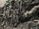 Two deadmen amongst the ruins of a building.