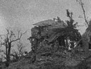 A destroyed home.